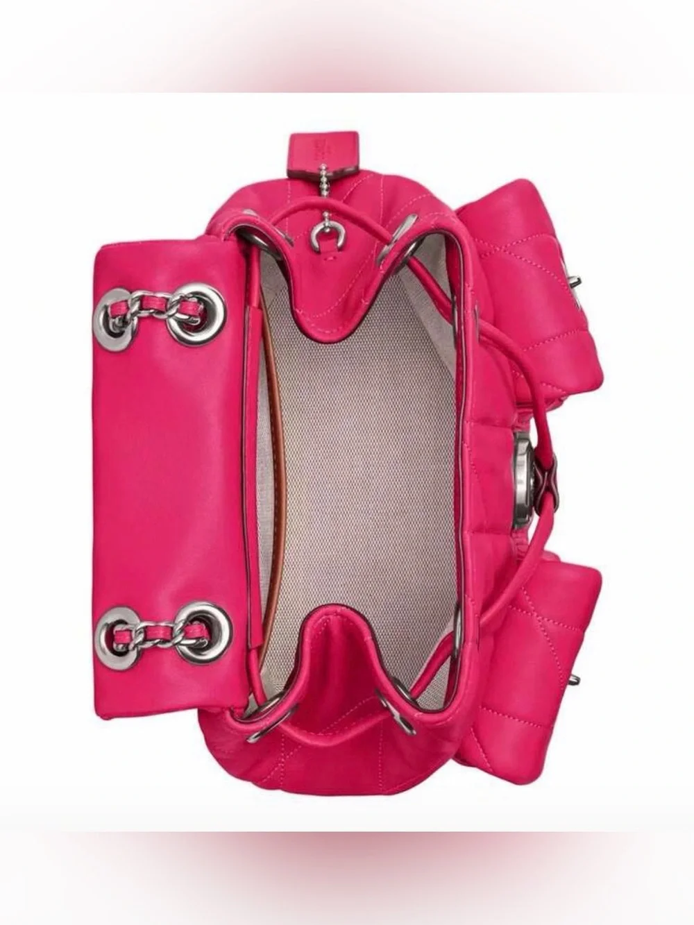 ✨ BRAND NEW ✨ Coach Quilted Tabby Backpack in Dragonfruit Pink 💖